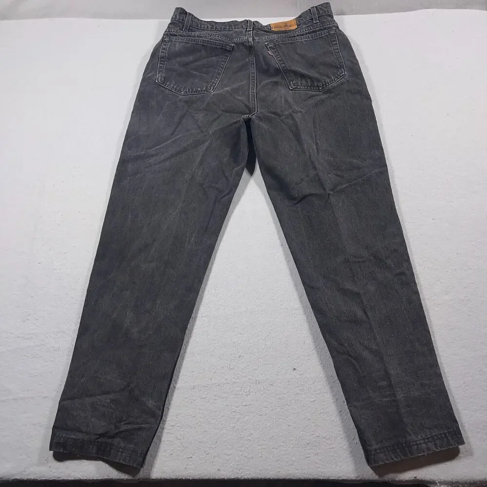 Vintage‎ Levi's 513 Loose Fit Jeans Men 40x34 Black Denim Made in USA 90s